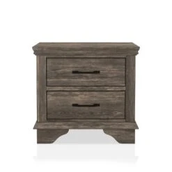 Jacobia 2 Drawer Nightstand Gray - HOMES: Inside + Out 8 Jacobia 2 Drawer Nightstand Gray - HOMES: Inside + Out -HOMES: Inside + Out GUEST 69a1a819 b425 418d 8295 3a6ac65fa8c0
