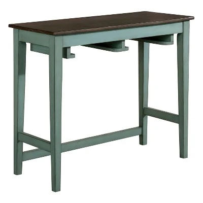 3pc Helbrana Bar Height Dining Set Green - HOMES: Inside + Out 6 3pc Helbrana Bar Height Dining Set Green - HOMES: Inside + Out - Image 4