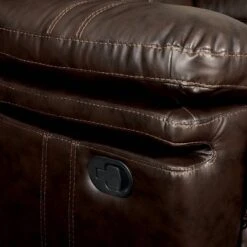 Orvis Bonded Leather Reclining Sofa Brown - HOMES: Inside + Out -HOMES: Inside + Out GUEST 69dbeb3c 6f73 4126 a082 3a41df7e7531