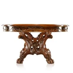 9pc Lion Claw Elegant Carved Extendable Dining Table Set Wood/Antique Oak - HOMES: Inside + Out -HOMES: Inside + Out GUEST 6a26c67b b7c2 4d98 a04f 4cb62093a91d