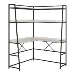 Clydebank Corner Desk With Bookcase And USB Plug - HOMES: Inside + Out -HOMES: Inside + Out GUEST 6ad0a959 4e08 40d2 b445 96c923e07acb