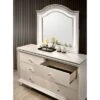 Fosset 6 Drawer Acrylic Legs Dresser Pearl White - HOMES: Inside + Out