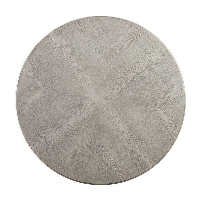 5pc Gordon Transitional Round Dining Set Antique White/Gray - HOMES: Inside + Out 6 5pc Gordon Transitional Round Dining Set Antique White/Gray - HOMES: Inside + Out - Image 4