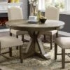 Iohomes Jellison Transitional Round Dining Table Light Oak - HOMES: Inside + Out -HOMES: Inside + Out GUEST 6ed19a43 d878 44a8 a669 de3d7e6f5a33