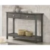 Clonard Wooden Sofa Table Gray - HOMES: Inside + Out