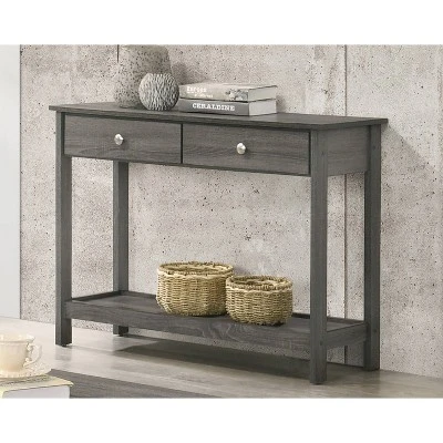 Clonard Wooden Sofa Table Gray - HOMES: Inside + Out 3 Clonard Wooden Sofa Table Gray - HOMES: Inside + Out