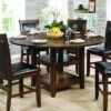 65" Drago Round Counter Height Dining Table Red - HOMES: Inside + Out -HOMES: Inside + Out GUEST 73f676dc b261 4b40 a1e2 fea718b0f563