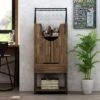 Meluse Multi Storage Wine Cabinet Light Hickory - HOMES: Inside + Out -HOMES: Inside + Out GUEST 74402b4a ed0f 4ee0 9a92 5d34418ee5a2