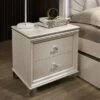Fosset 2 Drawer Acrylic Legs Nightstand Pearl White - HOMES: Inside + Out 1 Fosset 2 Drawer Acrylic Legs Nightstand Pearl White - HOMES: Inside + Out -HOMES: Inside + Out GUEST 7703d658 b1e7 43d4 90d6 88c942506984
