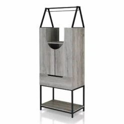 Meluse Multi Storage Wine Cabinet Vintage Gray - HOMES: Inside + Out -HOMES: Inside + Out GUEST 7913add7 79b0 4a5e a366 6210eafd4c4d
