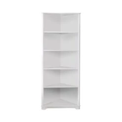 78" Mcafee Contemporary 5 Tier Corner Bookshelf - HOMES: Inside + Out -HOMES: Inside + Out GUEST 7b530450 1c83 468c b313 3bea386c3f74