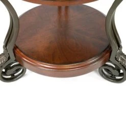Telmin Traditional Side Table Brown Cherry - HOMES: Inside + Out 17 Telmin Traditional Side Table Brown Cherry - HOMES: Inside + Out -HOMES: Inside + Out GUEST 7bcb458f 005a 46b2 97b7 21b8c03a8e28