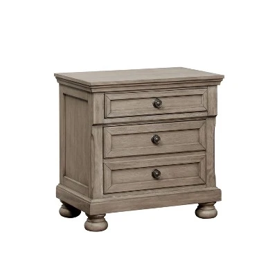 2pc Queen Earl Bedroom Set With Nightstand Gray - HOMES: Inside + Out 4 2pc Queen Earl Bedroom Set With Nightstand Gray - HOMES: Inside + Out - Image 2