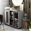 Carmelia Industrial Inspired Sliding Door Buffet - HOMES: Inside + Out -HOMES: Inside + Out GUEST 7c44d1c0 e5f1 410e 88de f41355cdde63