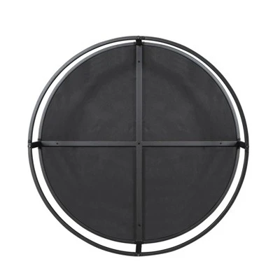 39.5" Greenbank Round Cushioned Ottoman - HOMES: Inside + Out 7 39.5" Greenbank Round Cushioned Ottoman - HOMES: Inside + Out - Image 5