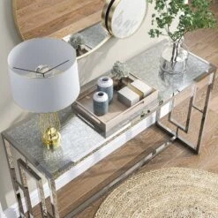 Stagge Glam Rectangle Sofa Table Chrome - HOMES: Inside + Out 9 Stagge Glam Rectangle Sofa Table Chrome - HOMES: Inside + Out -HOMES: Inside + Out GUEST 7e435205 3131 482b 968e 6faa0332855f