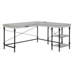 59" Gulnora L Shaped Desk With USB Power Ports - HOMES: Inside + Out -HOMES: Inside + Out GUEST 7ec2c7ef a91c 4ca7 96ce 905e11aec6b5