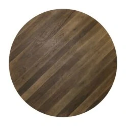 5pc Raven Transitional Round Dining Table Set Walnut/Dark Chocolate - HOMES: Inside + Out -HOMES: Inside + Out GUEST 7f0c6d0a 2d84 4691 a30f a3c2fd930226 1