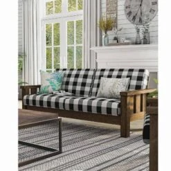 Jovie Gingham Rustic Sofa - HOMES: Inside + Out -HOMES: Inside + Out GUEST 7f82f1e6 5ee6 49ab a034 ce2d29133308