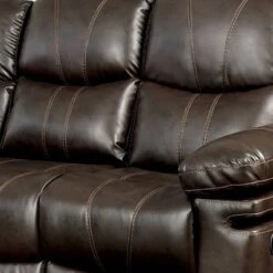 Orvis Bonded Leather Reclining Sofa Brown - HOMES: Inside + Out -HOMES: Inside + Out GUEST 7f888d7d 66cb 4673 974e 0304108285a1