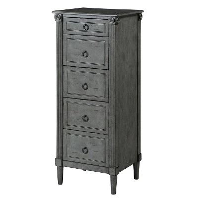 Latimer Traditional 5 Drawer Slim Chest - HOMES: Inside + Out 9 Latimer Traditional 5 Drawer Slim Chest - HOMES: Inside + Out - Image 7
