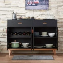 Lauten Contemporary 2 Drawer Buffet Server - HOMES: Inside + Out -HOMES: Inside + Out GUEST 81deaf9f 9081 4bdd 81c8 3a6a3fc48030
