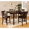 5pc Pattinson Simple Counter Dining Table Set Espresso - HOMES: Inside + Out -HOMES: Inside + Out GUEST 82aa8c02 f5c9 4423 984f cd66bef6782a