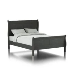 6pc Sliver Sleigh Bedroom Set - HOMES: Inside + Out -HOMES: Inside + Out GUEST 834209a3 f870 4f61 aec2 c6f8bd779088