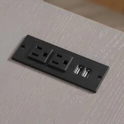 59" Gulnora L Shaped Desk With USB Power Ports - HOMES: Inside + Out -HOMES: Inside + Out GUEST 873ec60d faf3 44b5 b992 c1de8e7cb501