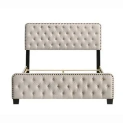 Phebe Button Tufted Upholstered Bed - HOMES: Inside + Out -HOMES: Inside + Out GUEST 8bf92e1b 7afd 4551 97b9 9d2c236e519a