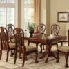 Belliere Elegant Carved Double Pedestal Extendable Dining Table Red - HOMES: Inside + Out -HOMES: Inside + Out GUEST 8c4f73f6 1908 47f1 ab45 1380e0738647