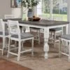 78" Cambrien Rustic Two-Tone Counter Height Dining Table Antique White/Gray - HOMES: Inside + Out -HOMES: Inside + Out GUEST 8ca377fe 78c3 4227 85e1 fa058ab4da4a