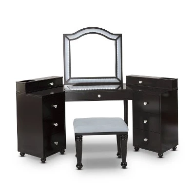 Urman Storage Drawers Vanity Set - HOMES: Inside + Out 7 Urman Storage Drawers Vanity Set - HOMES: Inside + Out - Image 5
