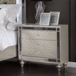 2pc La Mesa Nightstand And Dresser Set Silver - HOMES: Inside + Out -HOMES: Inside + Out GUEST 8e072cad cac6 4315 a471 2581c8534d0d
