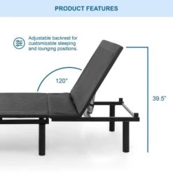 Serene Adjustable Back Support Bed Frame - HOMES: Inside + Out -HOMES: Inside + Out GUEST 8e4421c6 022b 44c5 b466 c3e8034c3bdd