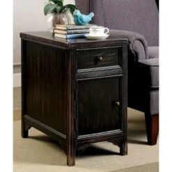 Brody Side Table Black - HOMES: Inside + Out