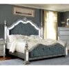 California King Divito Traditional Mirror Trim Bed Silver - HOMES: Inside + Out -HOMES: Inside + Out GUEST 90192eb1 a531 48c9 9ff0 a842612410ba