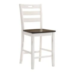 2pk Danforthe Ladder Back Counter Height Chairs - HOMES: Inside + Out 17 2pk Danforthe Ladder Back Counter Height Chairs - HOMES: Inside + Out -HOMES: Inside + Out GUEST 90560fac 6d80 4930 aeb9 6cebb47640a3