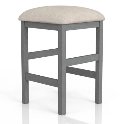 5pc Gardenside Expandable Counter Height Dining Table Set White/Light Gray/Beige - HOMES: Inside + Out 8 5pc Gardenside Expandable Counter Height Dining Table Set White/Light Gray/Beige - HOMES: Inside + Out - Image 6