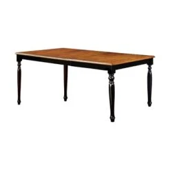 7pc Jameson Country Style Extendable Dining Table Set Black/Oak - HOMES: Inside + Out -HOMES: Inside + Out GUEST 914956d9 ac15 479c 89d8 0846f67ff515