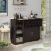Harbinger Contemporary Multi Storage Buffet Cabinet Espresso - HOMES: Inside + Out