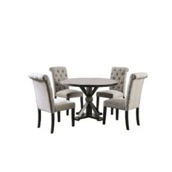 5pc Hedgeburn Round Dining Set - HOMES: Inside + Out -HOMES: Inside + Out GUEST 92186673 4513 4dec 8aec f6785cf68b49