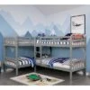 HOMES: Inside + Out Quadruple Twin Kids' Martell Bunk Bed Gray - IoHOMES -HOMES: Inside + Out GUEST 92877102 3190 4c76 aa98 299fa45cf22f