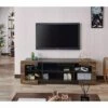 Dimanche TV Stand For TVs Up To 70" Dark Wenge - HOMES: Inside + Out -HOMES: Inside + Out GUEST 94785d6e d18d 4af5 92bd 2f0c1dcdb992