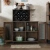 Morse Farmhouse Mobile Wine Cabinet Reclaimed Oak - HOMES: Inside + Out 1 Morse Farmhouse Mobile Wine Cabinet Reclaimed Oak - HOMES: Inside + Out -HOMES: Inside + Out GUEST 95392f99 1ae9 4ad7 962b 923c61fc1e8d