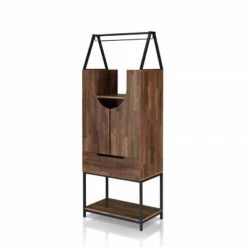 Meluse Multi Storage Wine Cabinet Light Hickory - HOMES: Inside + Out -HOMES: Inside + Out GUEST 967a6dc3 1ddf 4d91 b52c 59279bf2a85f
