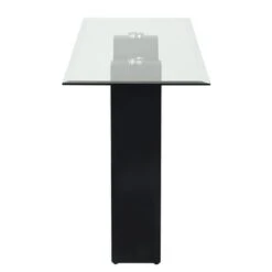 Riverpoint Modern Rectangle Console Table Clear/Black - HOMES: Inside + Out -HOMES: Inside + Out GUEST 96f40fca 2d92 4601 8ffc 3604f9deda01