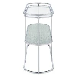 Javete Glam 1 Shelf Sofa Table Chrome - HOMES: Inside + Out -HOMES: Inside + Out GUEST 975d253b 338c 4bbc 8507 26286d8e20eb