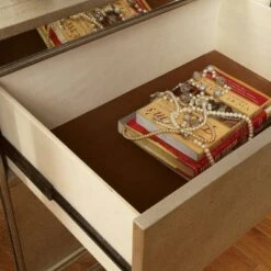 Schulich 2 Drawer Nightstand Champagne - HOMES: Inside + Out -HOMES: Inside + Out GUEST 99806c14 3aa4 49c8 a4e9 422e1478cbe0