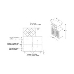 Morse Farmhouse Mobile Wine Cabinet Reclaimed Oak - HOMES: Inside + Out -HOMES: Inside + Out GUEST 9a5ef94f 42ec 4f8d 9605 fdc77909520d